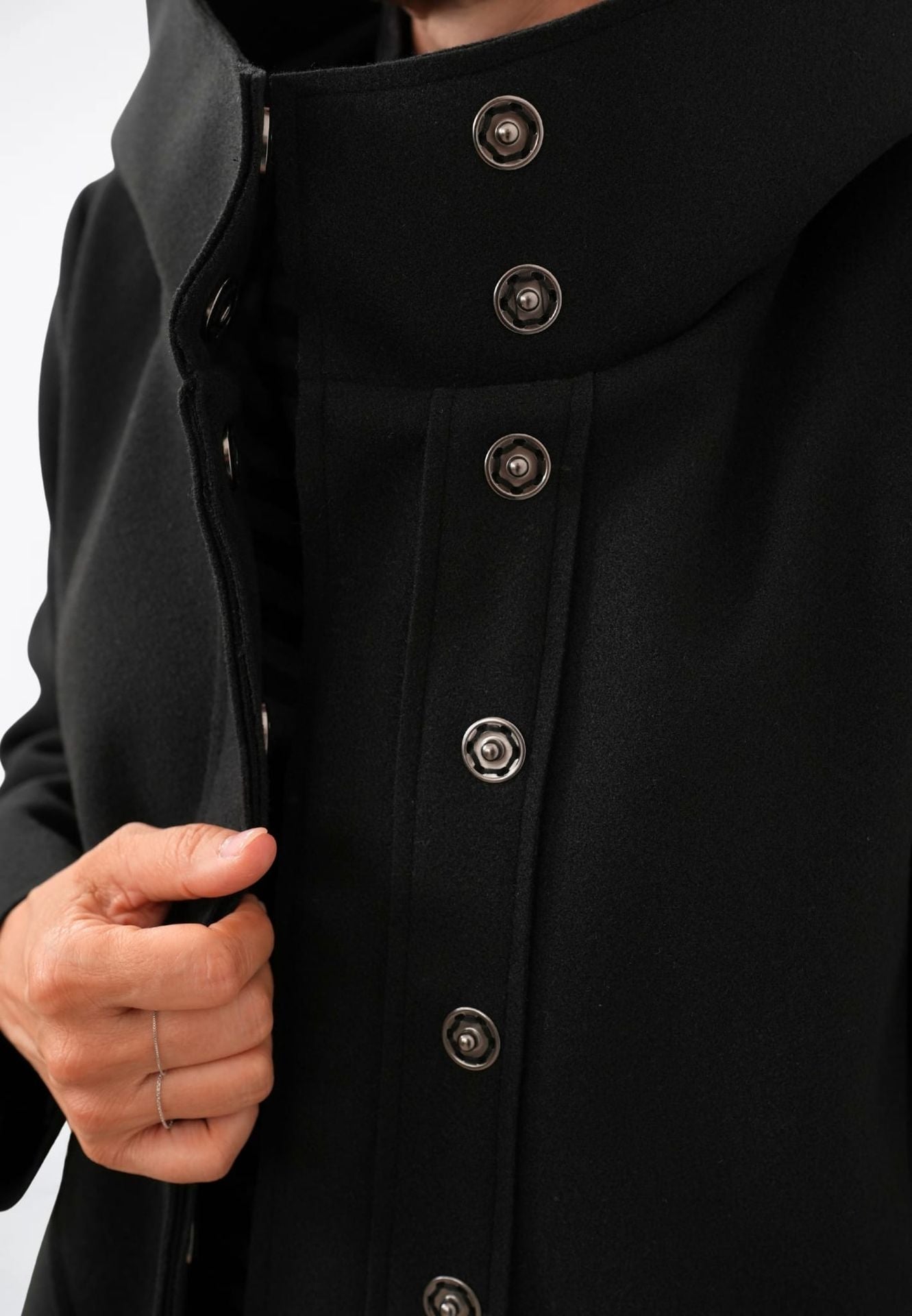Cappotto Lungo Cappuccio