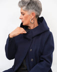 Cappotto Lungo Cappuccio