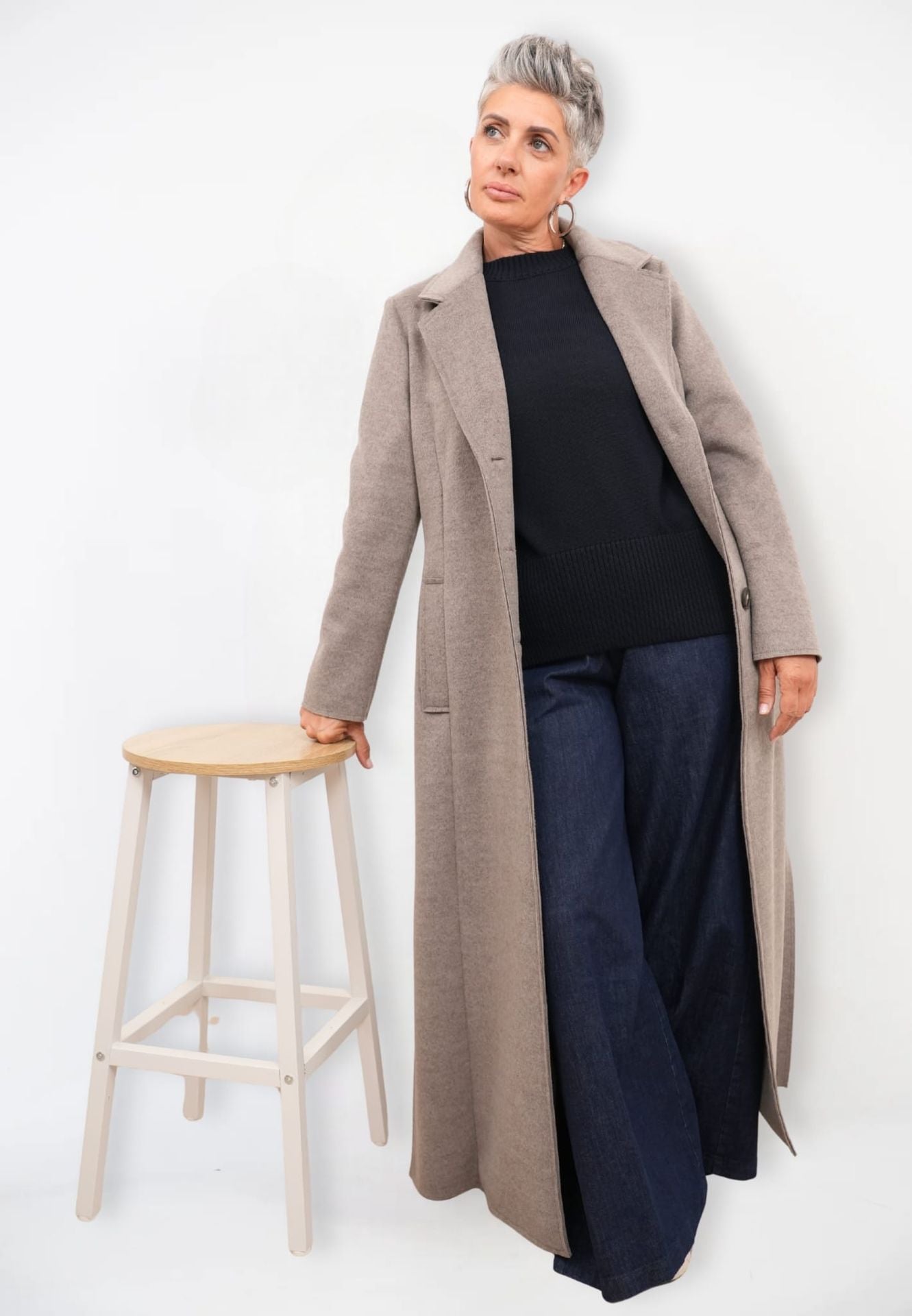 Cappotto Lungo Monopetto