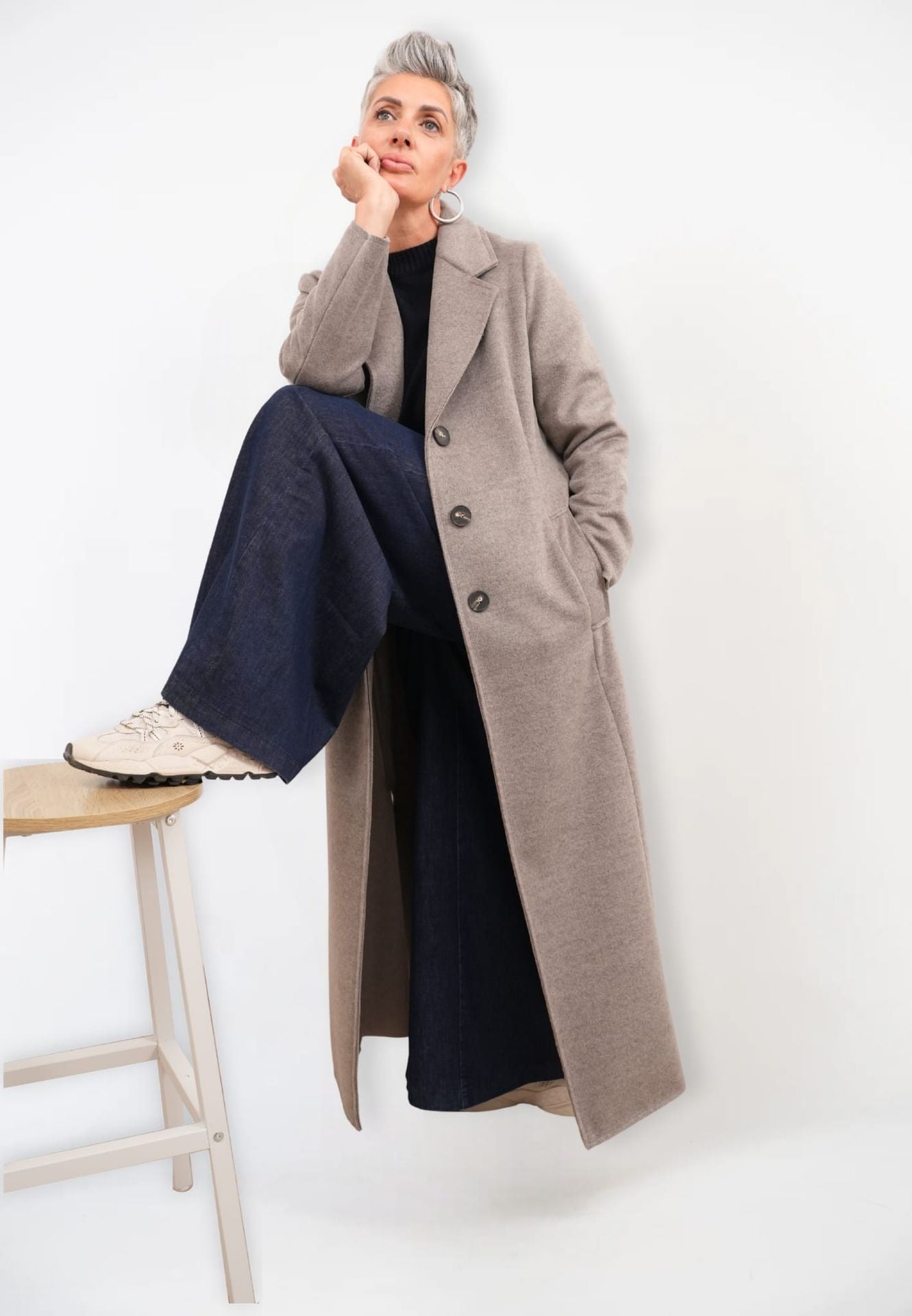 Cappotto Lungo Monopetto