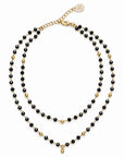 Collana Cristallina Doppia Gold