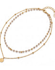 Collana Monetina Corta Gold