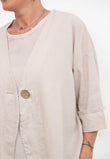 Giacca Camicia Lino