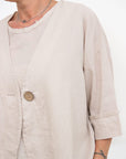 Giacca Camicia Lino