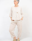 Giacca Camicia Lino