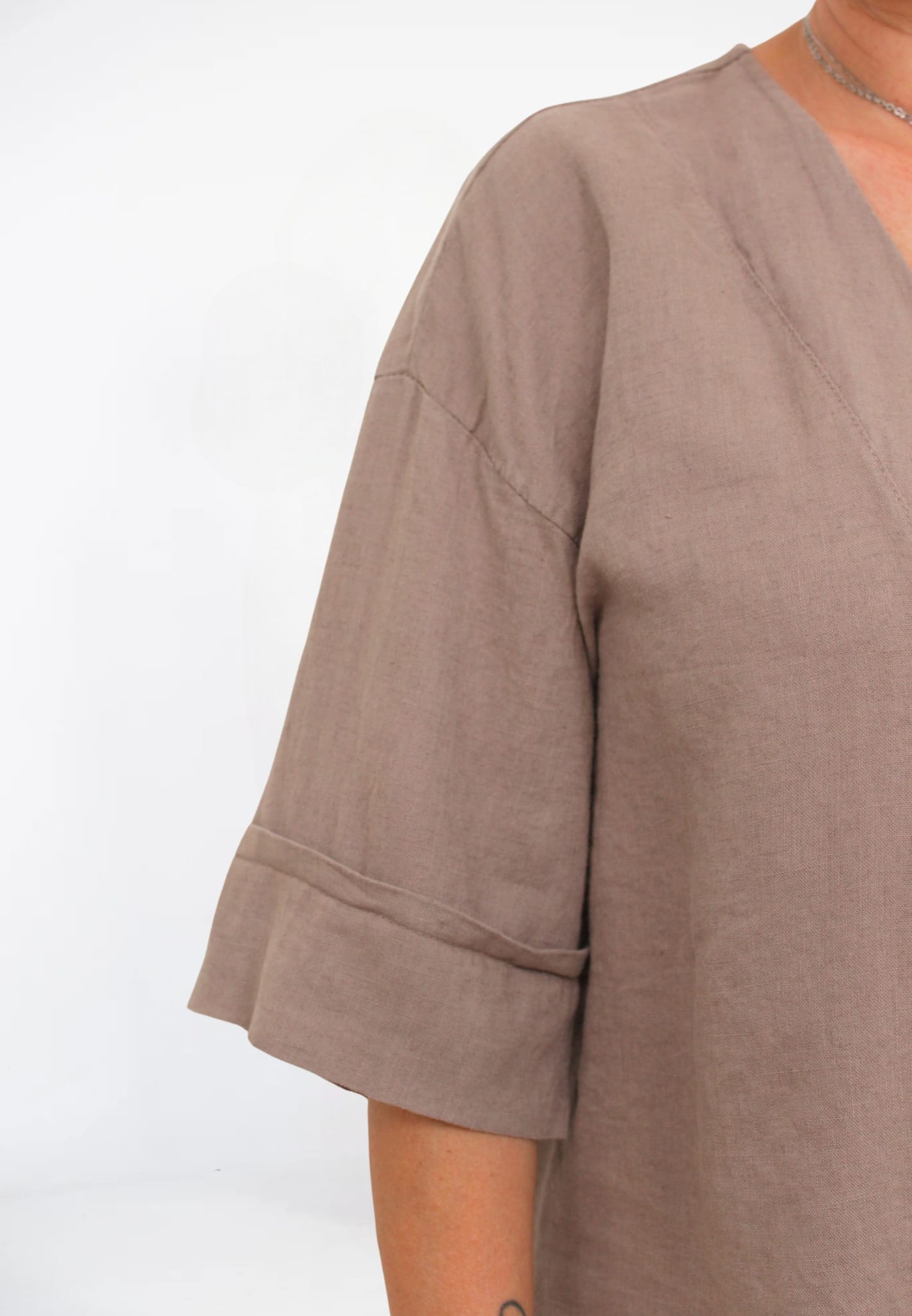 Giacca Camicia Lino