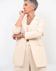 Giacca Blazer Crepe