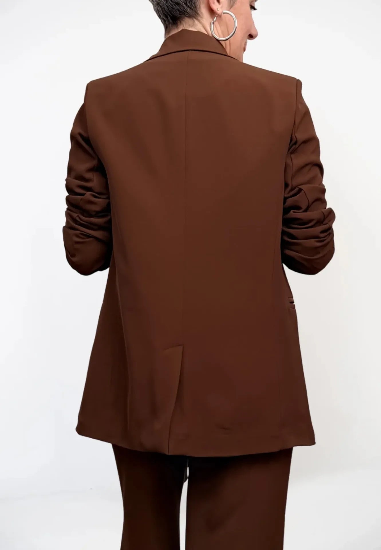 Giacca Blazer Essenziale Testa Di Moro TG3 IMP.