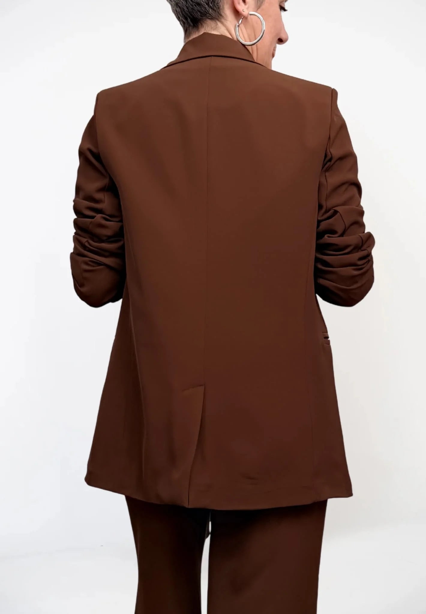 Giacca Blazer Essenziale Testa Di Moro TG3 IMP.