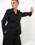 Giacca Camicia Crepe