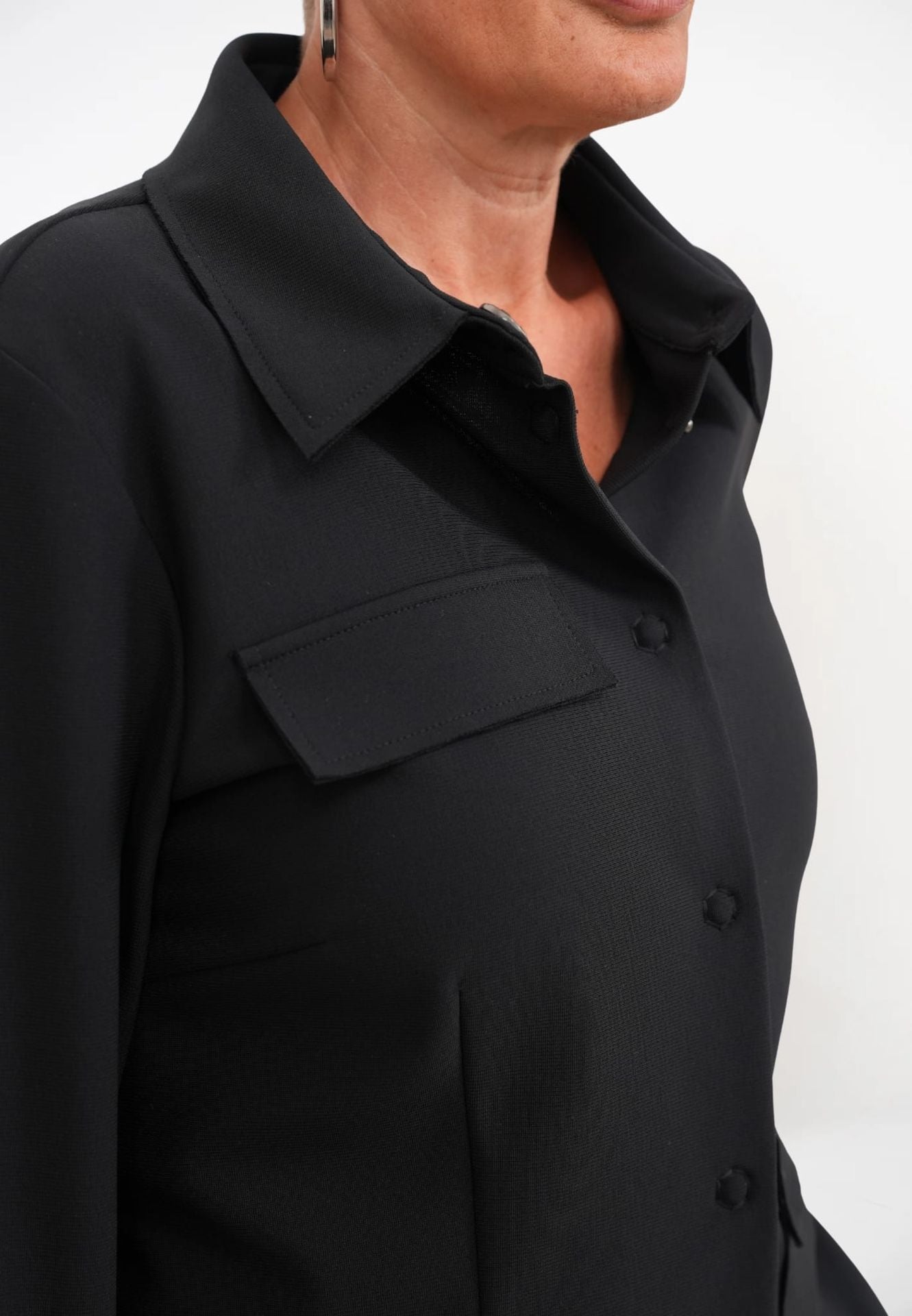 Giacca Camicia Crepe