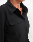 Giacca Camicia Crepe