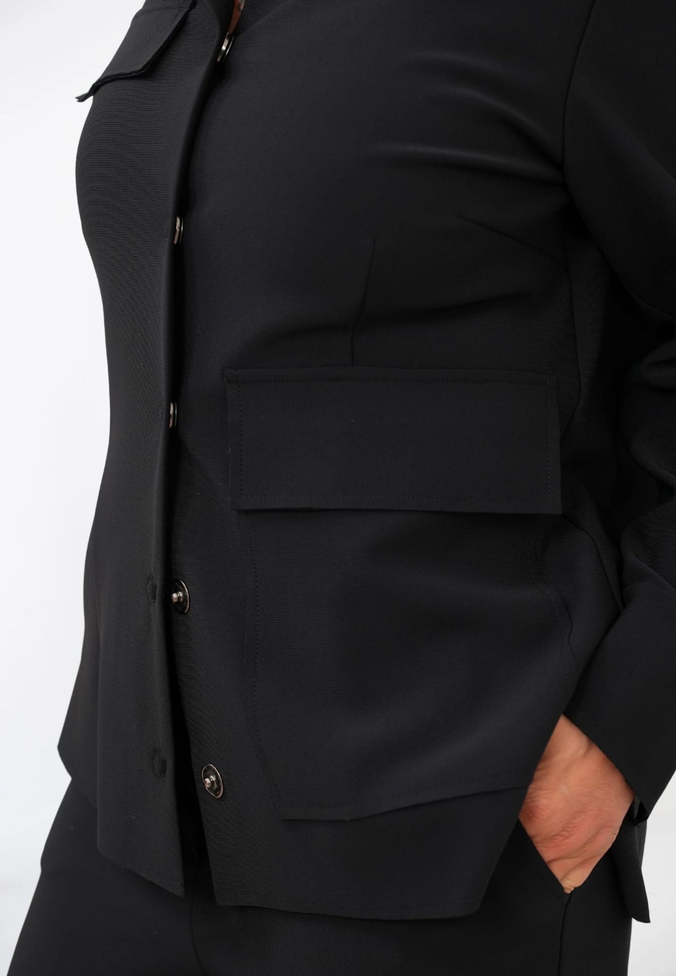 Giacca Camicia Crepe