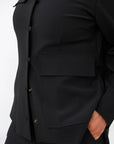 Giacca Camicia Crepe