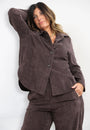 Giacca Camicia Velluto