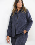 Giacca Camicia Velluto