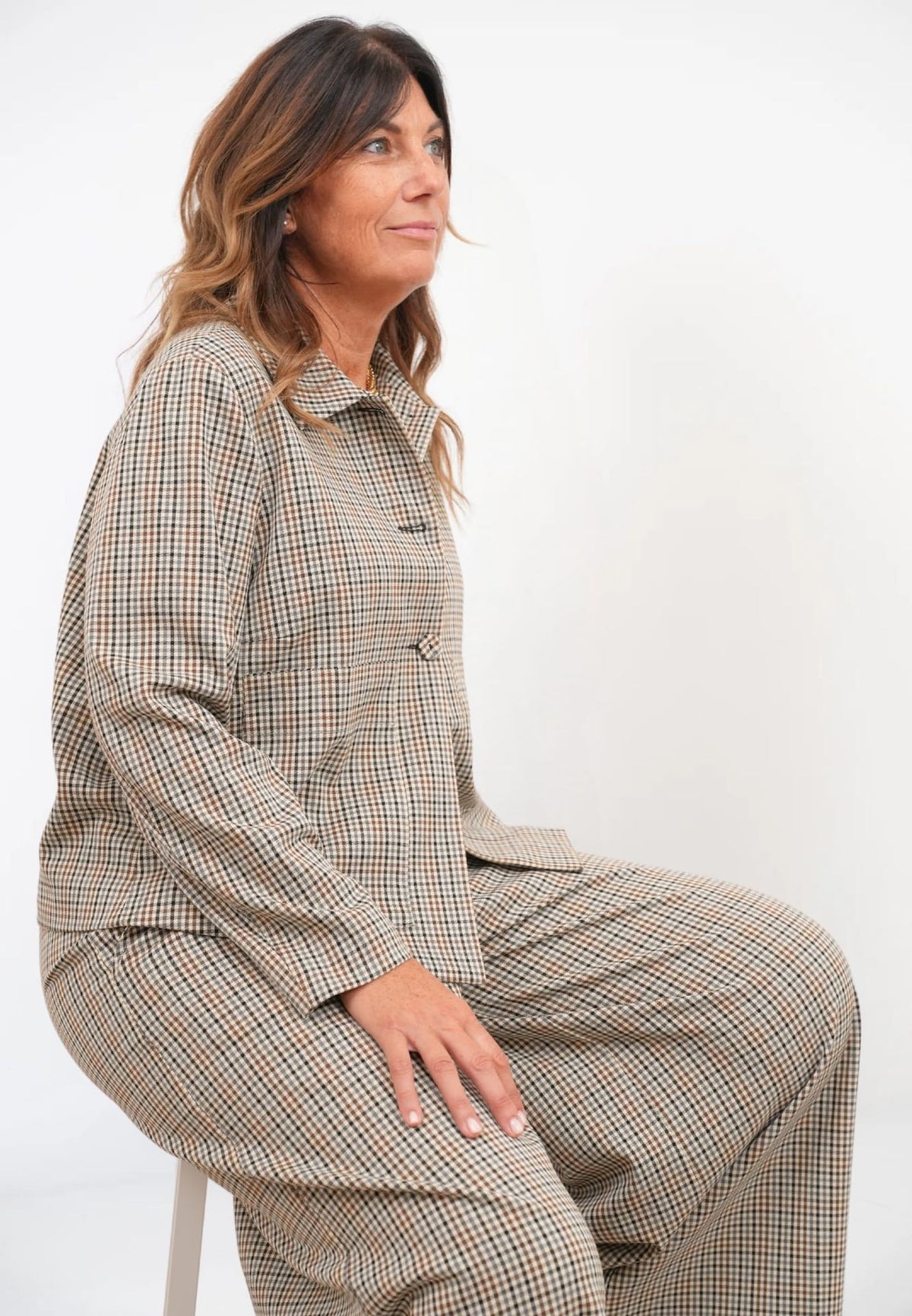 Giacca Casual Vichy
