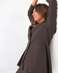 Giacca Lunga Crepe