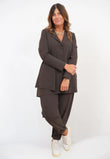 Giacca Lunga Crepe