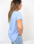 Maglia Scollo a Barchetta Manica Corta