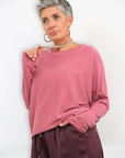 Maglia Ampia Misto Viscosa Lana