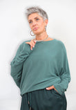 Maglia Ampia Misto Viscosa Lana