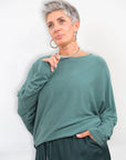 Maglia Ampia Misto Viscosa Lana