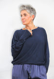 Maglia Ampia Misto Viscosa Lana