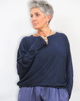 Maglia Ampia Misto Viscosa Lana