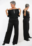 Maglia Barchetta Fluida Nero TG1 IMP