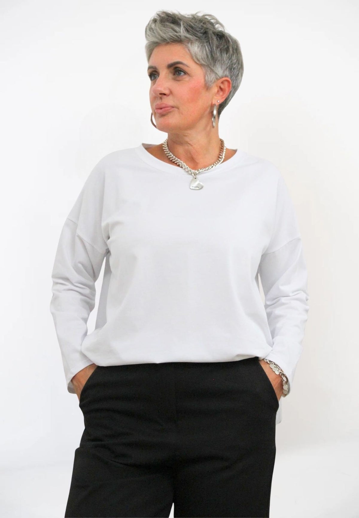 Maglia Girocollo Over