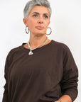 Maglia Girocollo Over