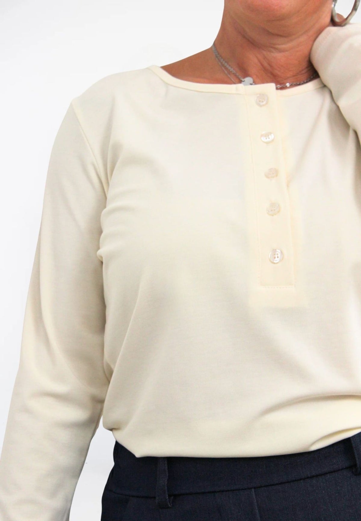 Maglia Serafino Fluida