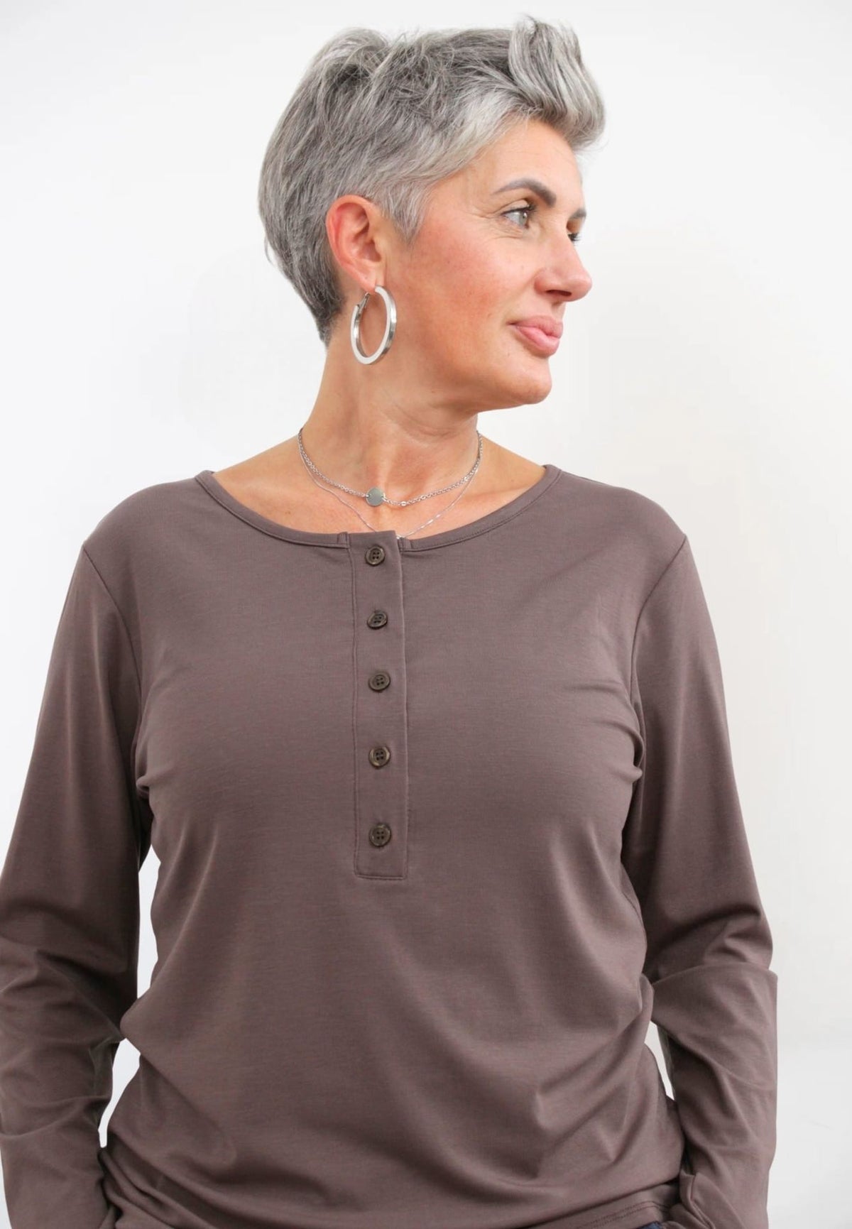 Maglia Serafino Fluida