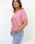 Maglia a Scatola in Filo di Cotone