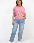 Maglia a Scatola in Filo di Cotone