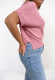 Maglia a Scatola in Filo di Cotone