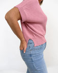 Maglia a Scatola in Filo di Cotone