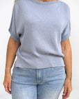 Maglia a Scatola in Filo di Cotone