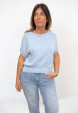 Maglia a Scatola in Filo di Cotone