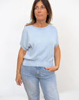 Maglia a Scatola in Filo di Cotone