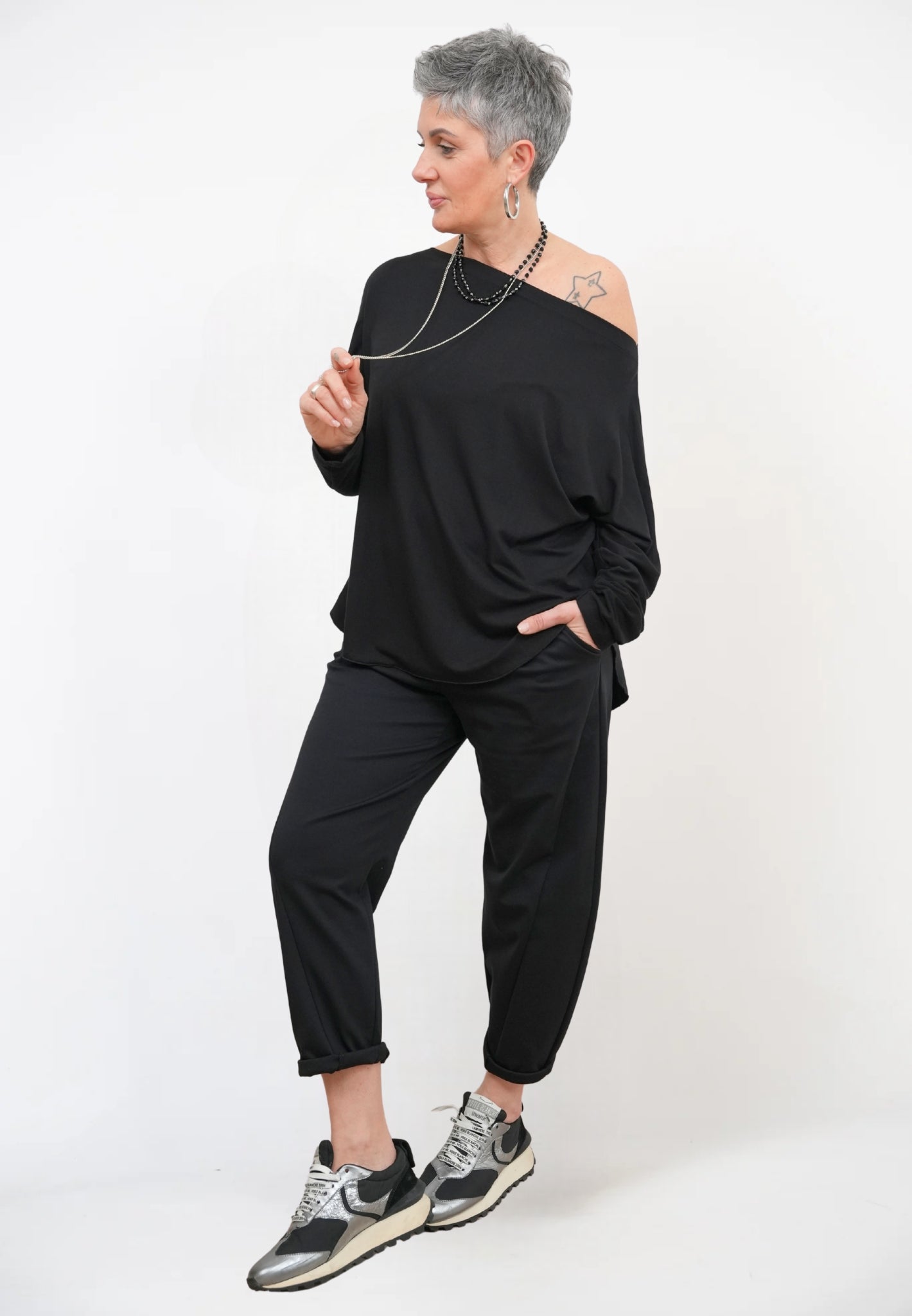 Maglia Scollo a Barchetta