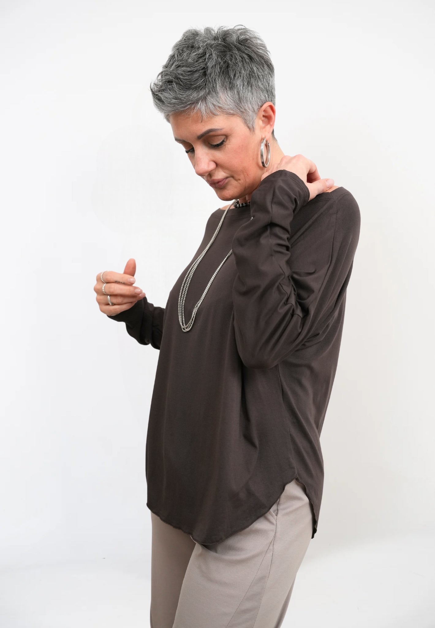 Maglia Scollo a Barchetta