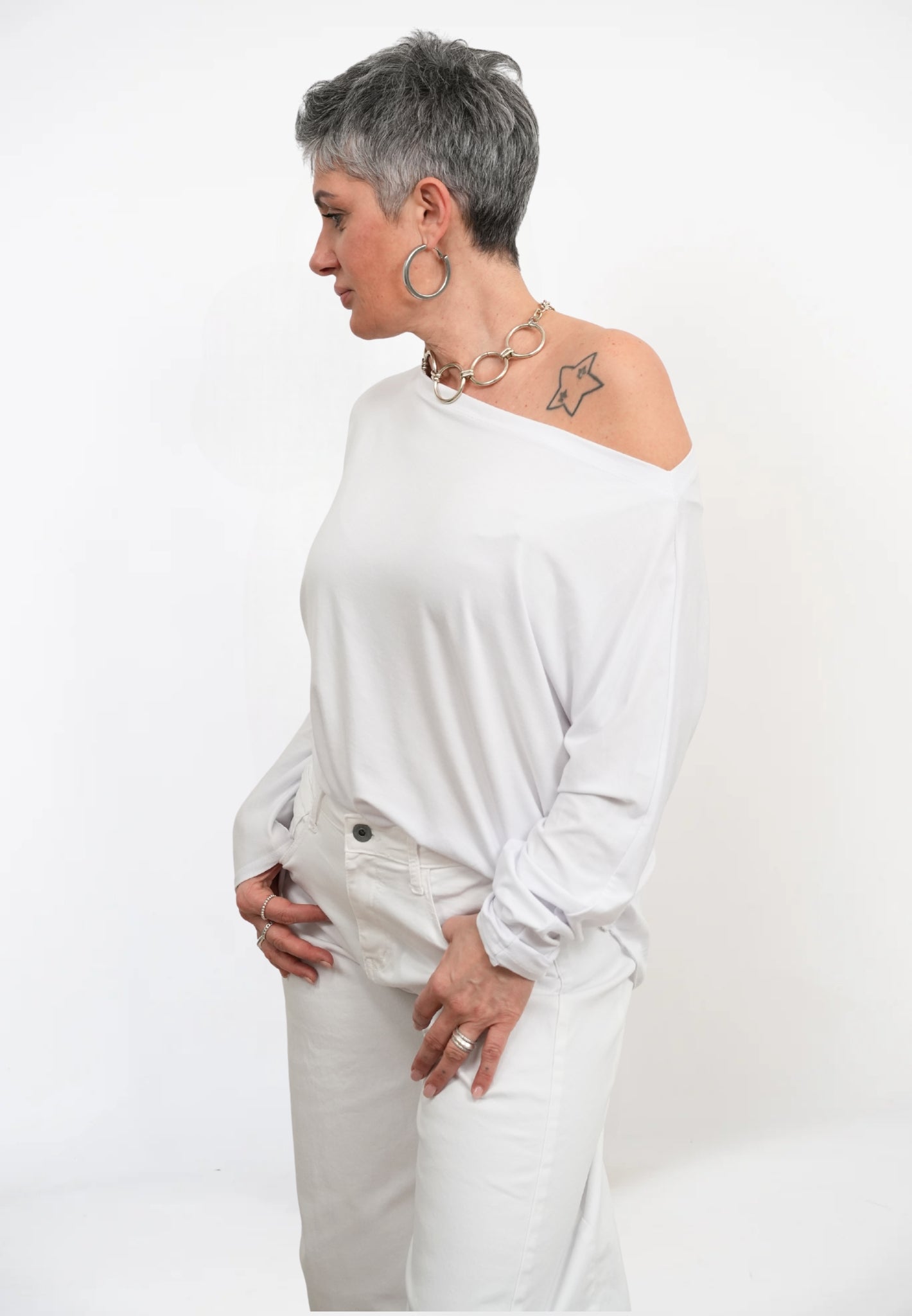 Maglia Scollo a Barchetta