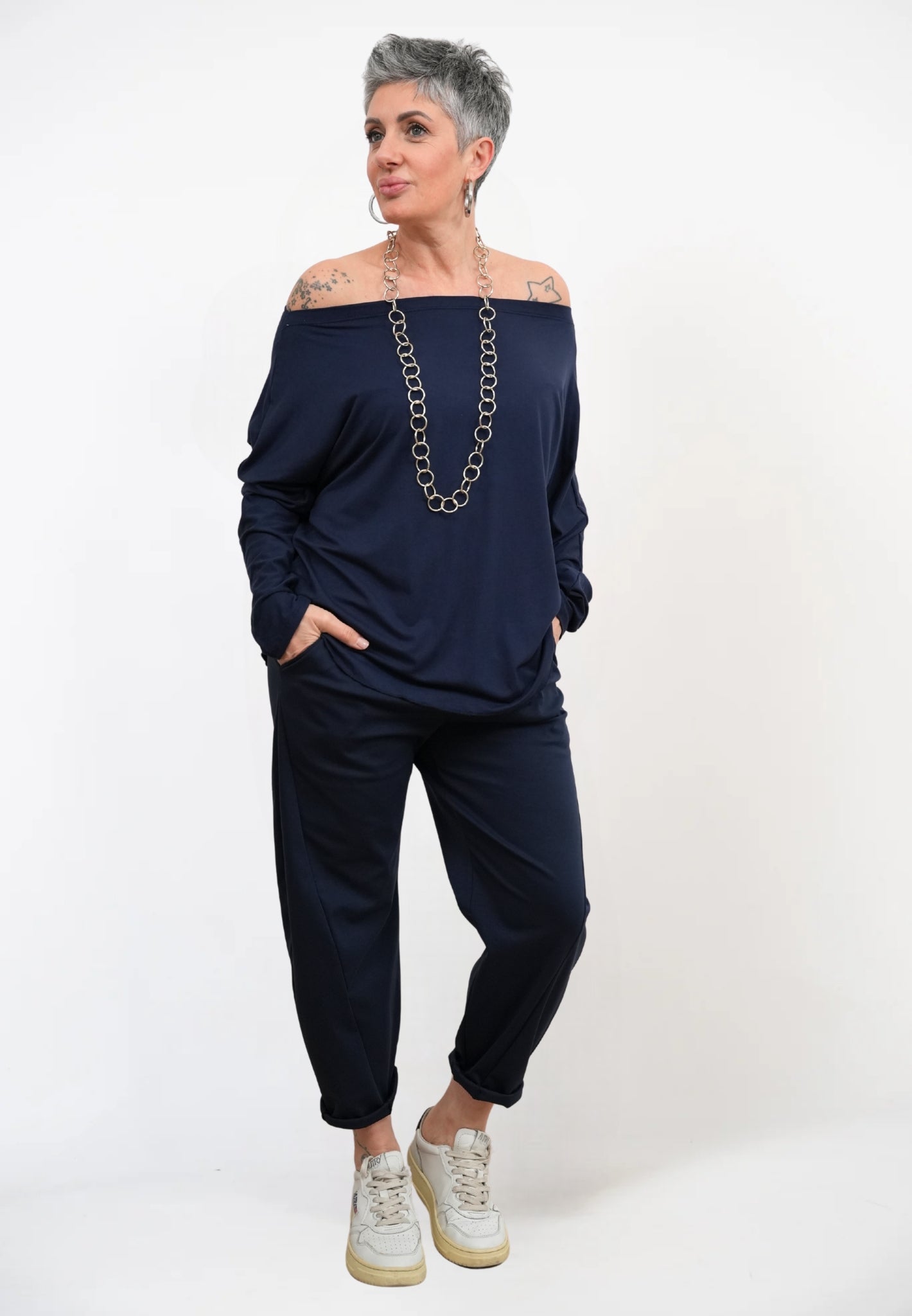 Maglia Scollo a Barchetta