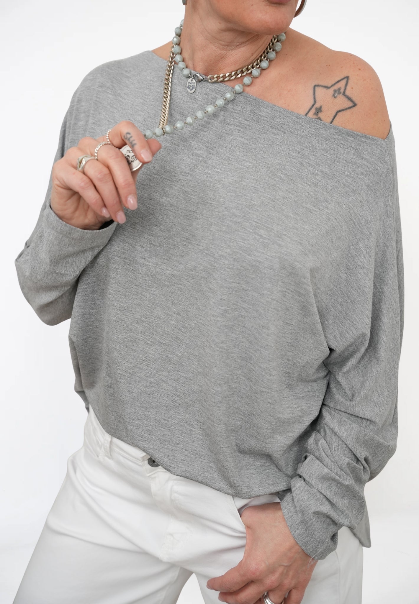 Maglia Scollo a Barchetta