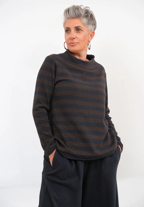 Maglione Asimmetrico Caldo Cotone
