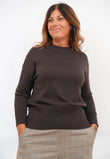 Maglione Girocollo Misto Lana