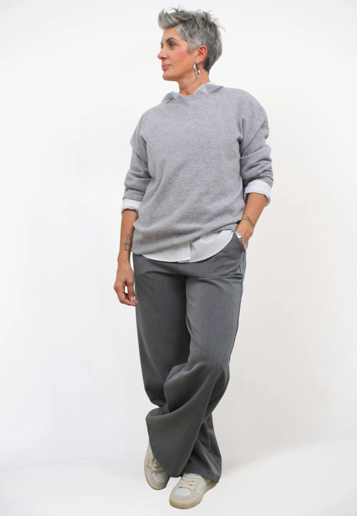 Maglione in Lana Girocollo