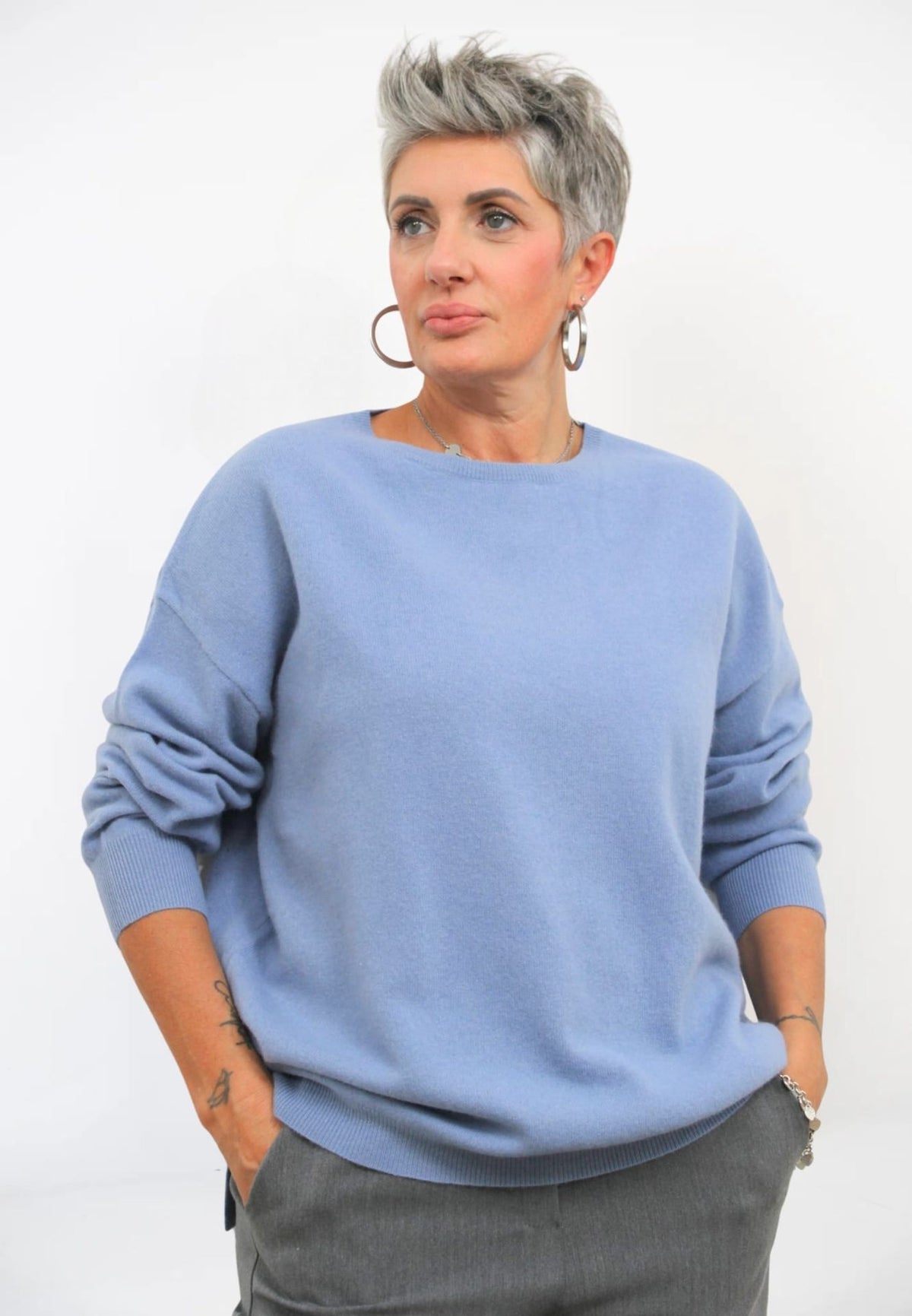 Maglione in Lana Girocollo